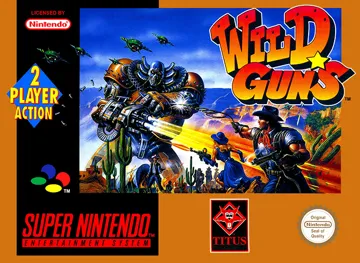 Wild Guns (Europe) box cover front